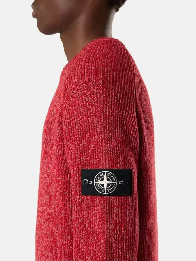 Pullover mit Rundhalsausschnitt und reflektierender Beschichtung