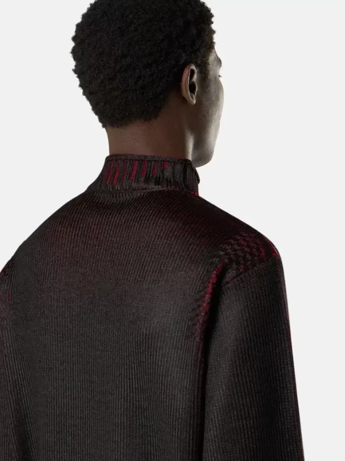 Pullover mit Stehkragen und Sublimationsdruck