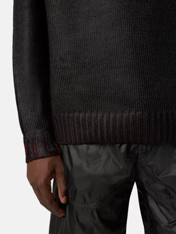 Pullover mit Stehkragen und Sublimationsdruck