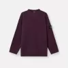 Pullover mit Stehkragen und Ziernähten