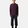 Pullover mit Stehkragen und Ziernähten