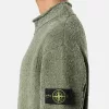 Pullover mit Stehkragen und Ziernähten