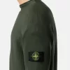 Pullover mit Stehkragen und Ziernähten