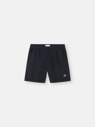 Regular-Fit-Badehose in mittlerer Länge mit Taschen