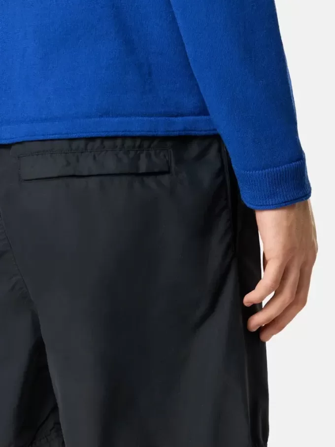 Regular-Fit-Badehose in mittlerer Länge mit Taschen