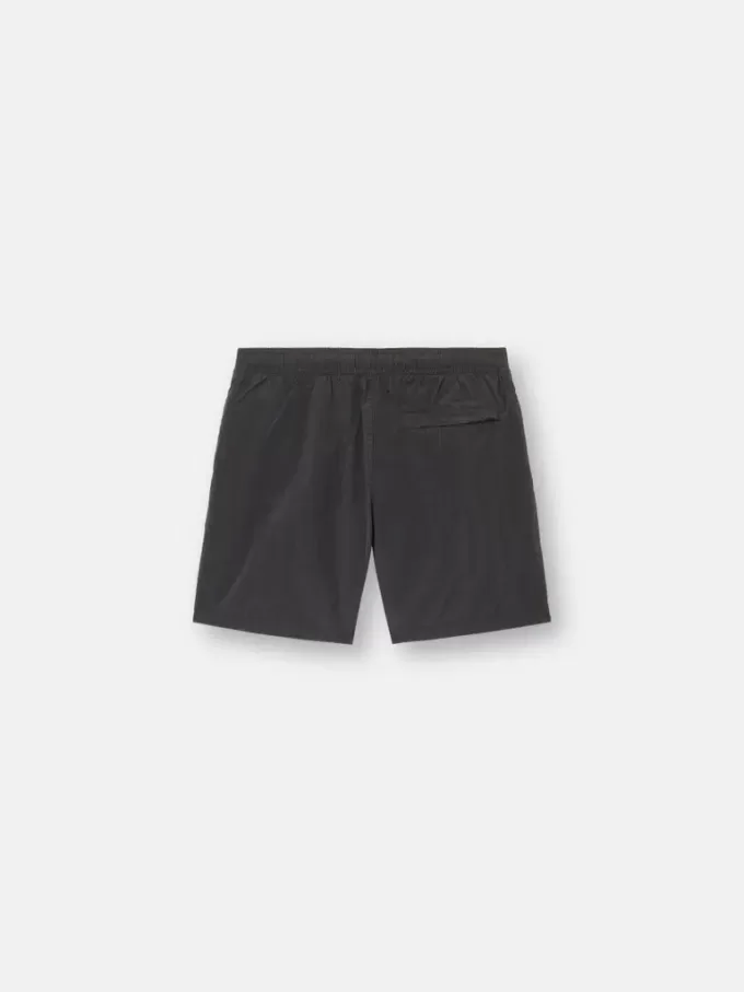 Regular-Fit-Badehose in mittlerer Länge mit Taschen