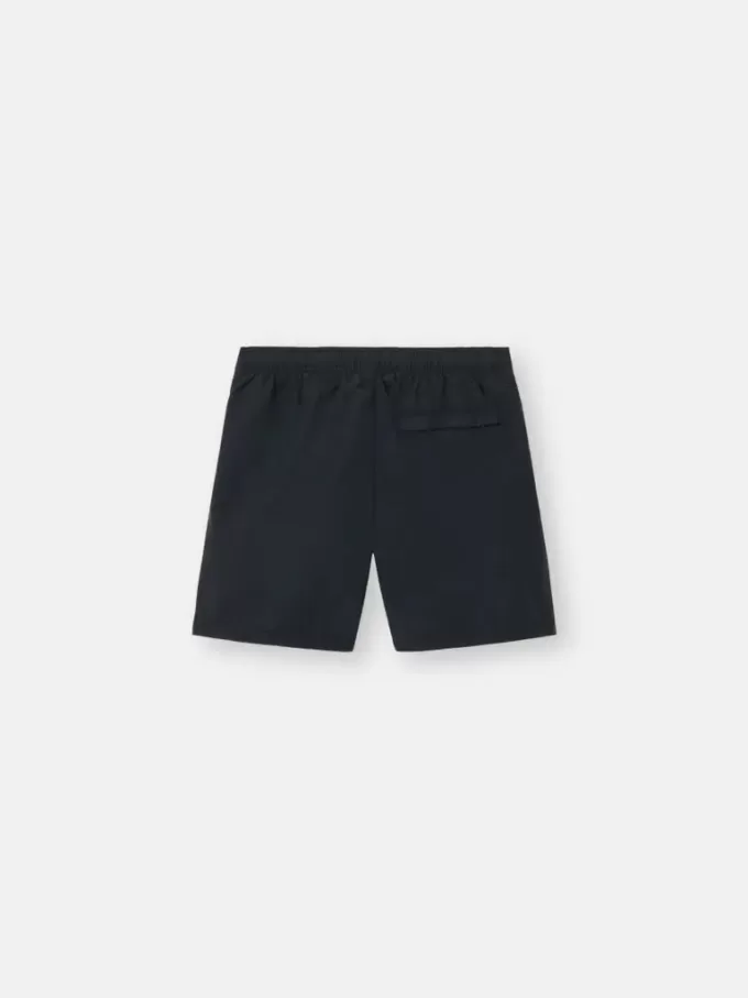 Regular-Fit-Badehose in mittlerer Länge mit Taschen