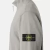 Regular-Fit-Sweatshirt mit halbem Reißverschluss und gerippten Einsätzen