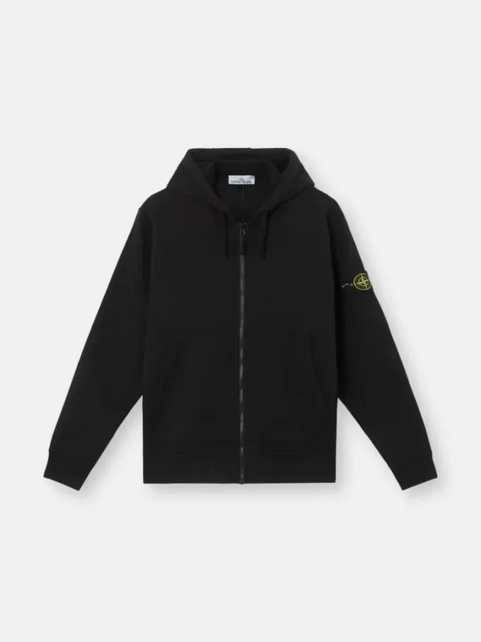Regular-Fit-Sweatshirt mit Kapuze, Reißverschluss und Taschen