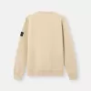 Regular-Fit-Sweatshirt mit Rundhalsausschnitt und elastischen Bündchen