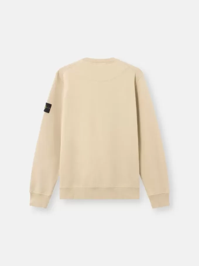 Regular-Fit-Sweatshirt mit Rundhalsausschnitt und elastischen Bündchen