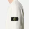 Regular-Fit-Sweatshirt mit Rundhalsausschnitt und gerippten Einsätzen