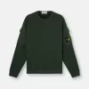 Regular-Fit-Sweatshirt mit Rundhalsausschnitt und Ärmeltaschen