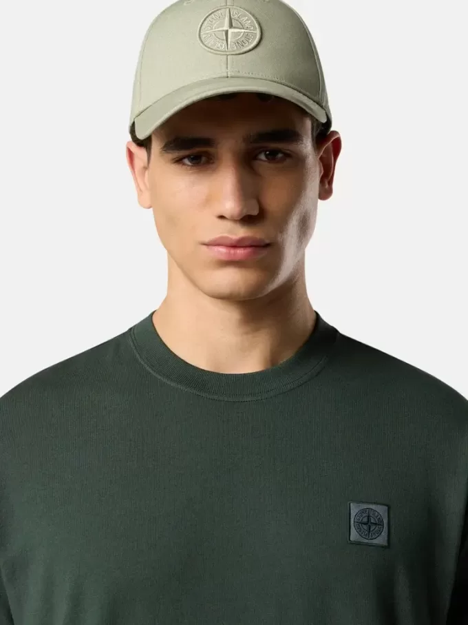 Regular-Fit-T-Shirt mit kurzen Ärmeln und Compass-Patch