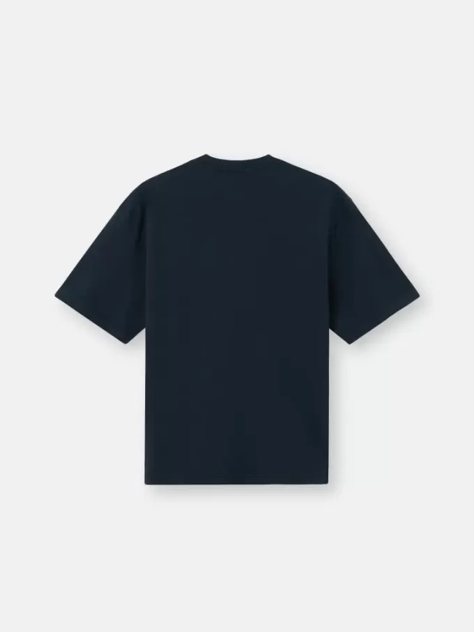 Regular-Fit-T-Shirt mit kurzen Ärmeln und Compass-Patch