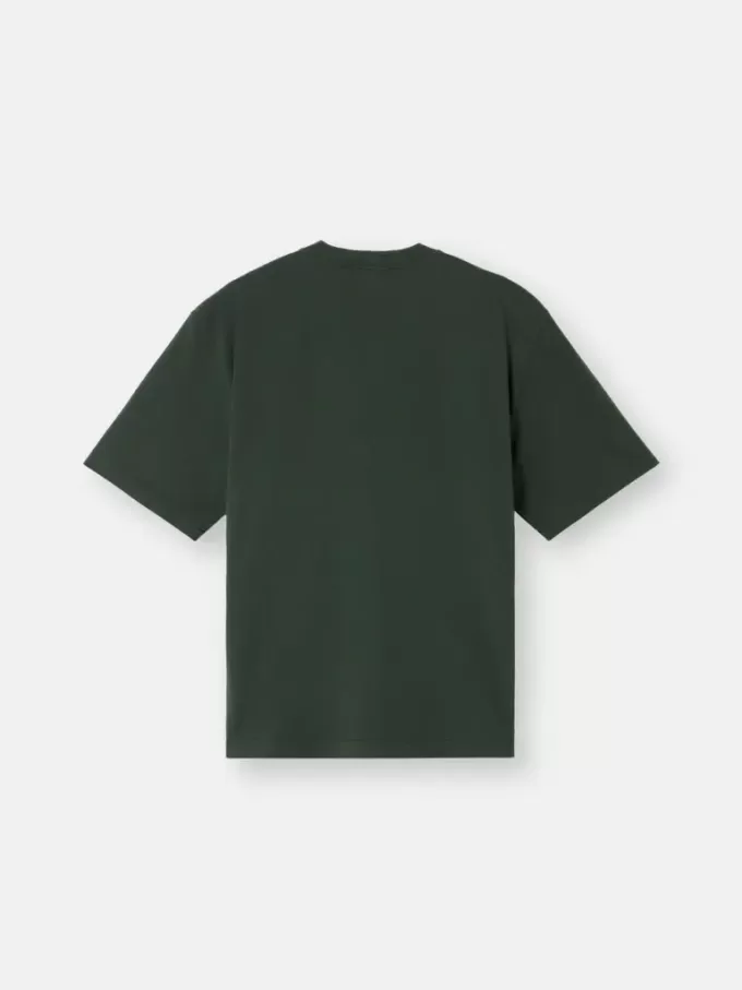 Regular-Fit-T-Shirt mit kurzen Ärmeln und Compass-Patch
