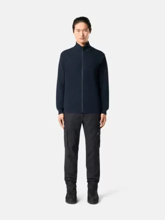 Schmal geschnittene Cargohose mit Reißverschlusstaschen