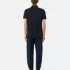 Schmal geschnittenes Kurzarm-Poloshirt mit Compass-Aufnäher