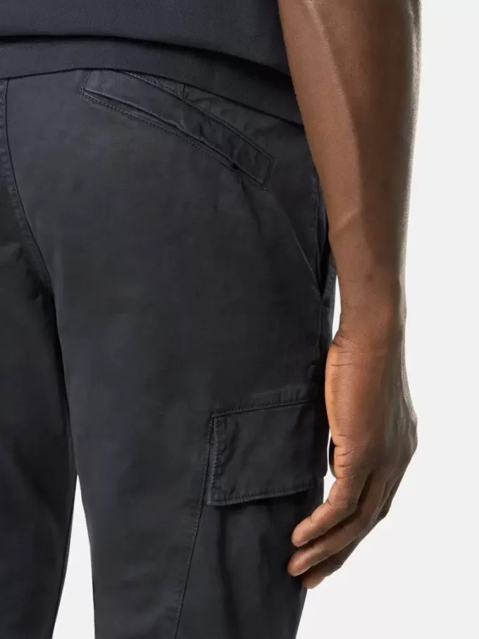 Skinny-Fit-Cargohose mit Druckknopftaschen