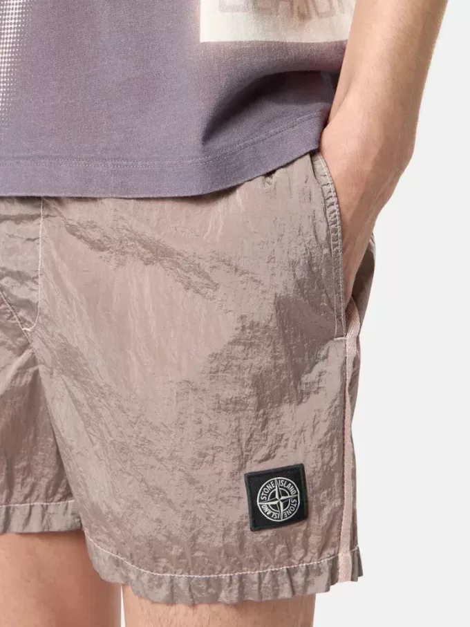 Slim-Fit-Badeshorts mit Taschen