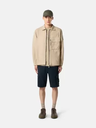 Slim-Fit-Bermudashorts mit Reißverschlusstaschen