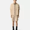 Slim-Fit-Bermudashorts mit Reißverschlusstaschen