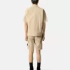 Slim-Fit-Bermudashorts mit Reißverschlusstaschen