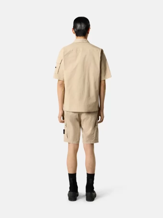 Slim-Fit-Bermudashorts mit Reißverschlusstaschen