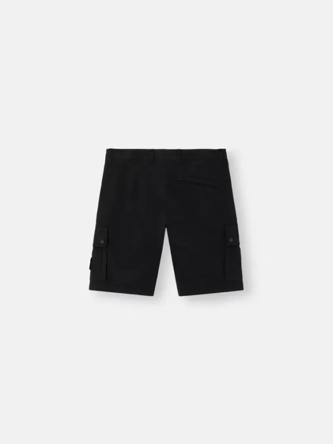Slim-Fit-Bermudashorts mit Reißverschlusstaschen