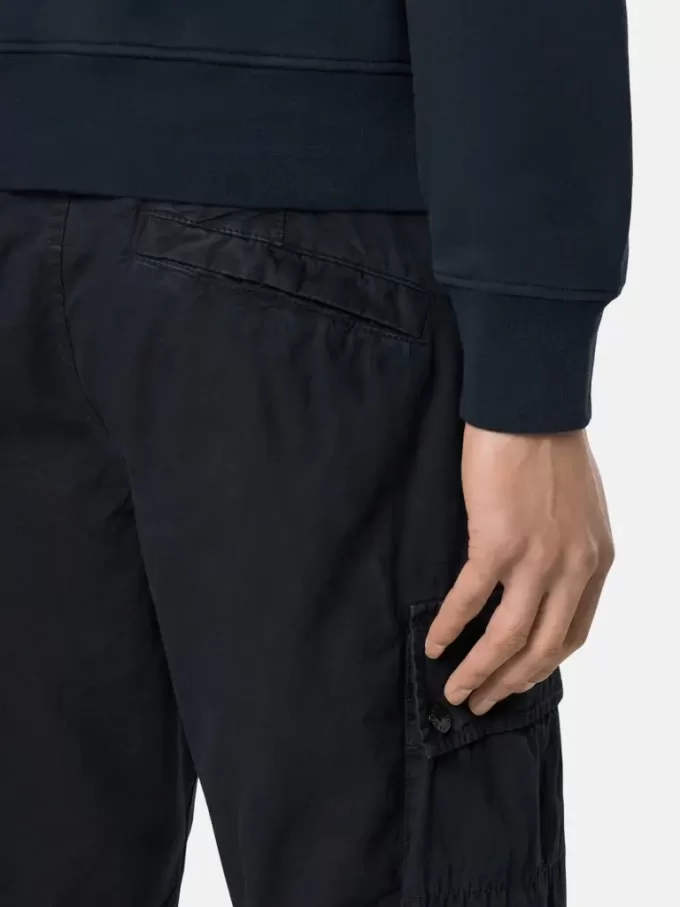 Slim-Fit-Cargo-Bermudashorts mit Reißverschlusstaschen