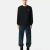Slim-Fit-Langarm-T-Shirt mit Compass-Patch