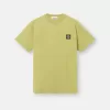 Slim-Fit-T-Shirt mit kurzen Ärmeln und Kompass-Aufnäher