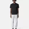 Slim-Fit-T-Shirt mit kurzen Ärmeln und Kompass-Aufnäher