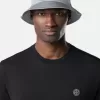 Slim-Fit-T-Shirt mit kurzen Ärmeln und Kompass-Aufnäher