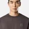 Slim-Fit-T-Shirt mit kurzen Ärmeln und Kompass-Aufnäher