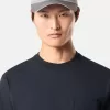 Slim-Fit-T-Shirt mit kurzen Ärmeln und Kompass-Aufnäher