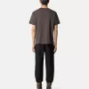 Slim-Fit-T-Shirt mit kurzen Ärmeln und Kompass-Aufnäher