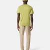 Slim-Fit-T-Shirt mit kurzen Ärmeln und Kompass-Aufnäher