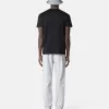 Slim-Fit-T-Shirt mit kurzen Ärmeln und Kompass-Aufnäher