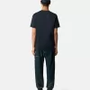 Slim-Fit-T-Shirt mit kurzen Ärmeln und Kompass-Aufnäher