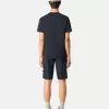 Slim-Fit-T-Shirt mit kurzen Ärmeln und Kompass-Aufnäher