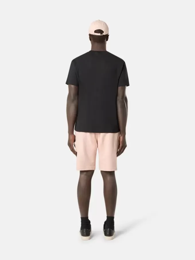 Slim-Fit-T-Shirt mit kurzen Ärmeln und Kompass-Aufnäher