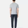 Slim-Fit-T-Shirt mit kurzen Ärmeln und Kompass-Aufnäher