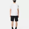 Slim-Fit-T-Shirt mit kurzen Ärmeln und Kompass-Aufnäher
