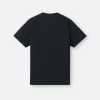 Slim-Fit-T-Shirt mit kurzen Ärmeln und Kompass-Aufnäher