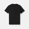 Slim-Fit-T-Shirt mit kurzen Ärmeln und Kompass-Aufnäher