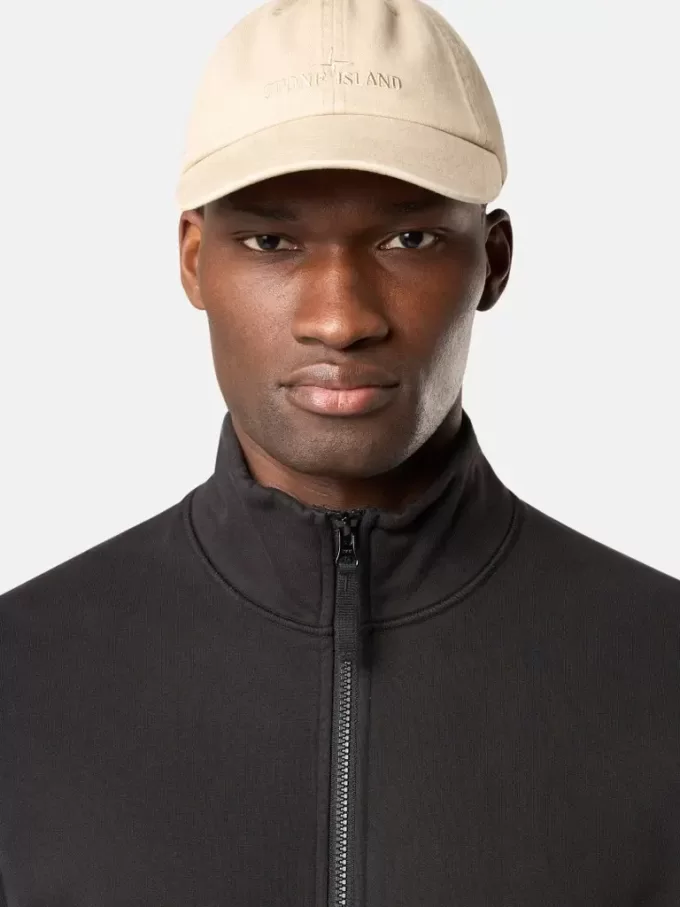 Sweatshirt mit aufgesetzten Taschen und Reißverschluss
