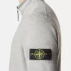 Sweatshirt mit halbem Reißverschluss und aufgesetzten Taschen