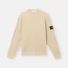 Sweatshirt mit Rundhalsausschnitt und gerippten Details