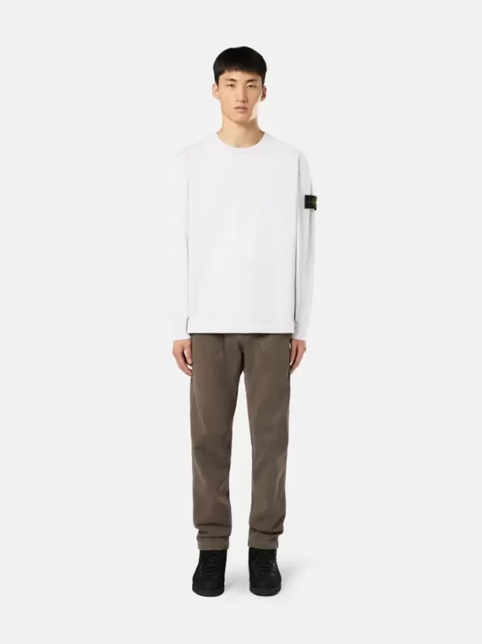 Sweatshirt mit Rundhalsausschnitt und normaler Passform